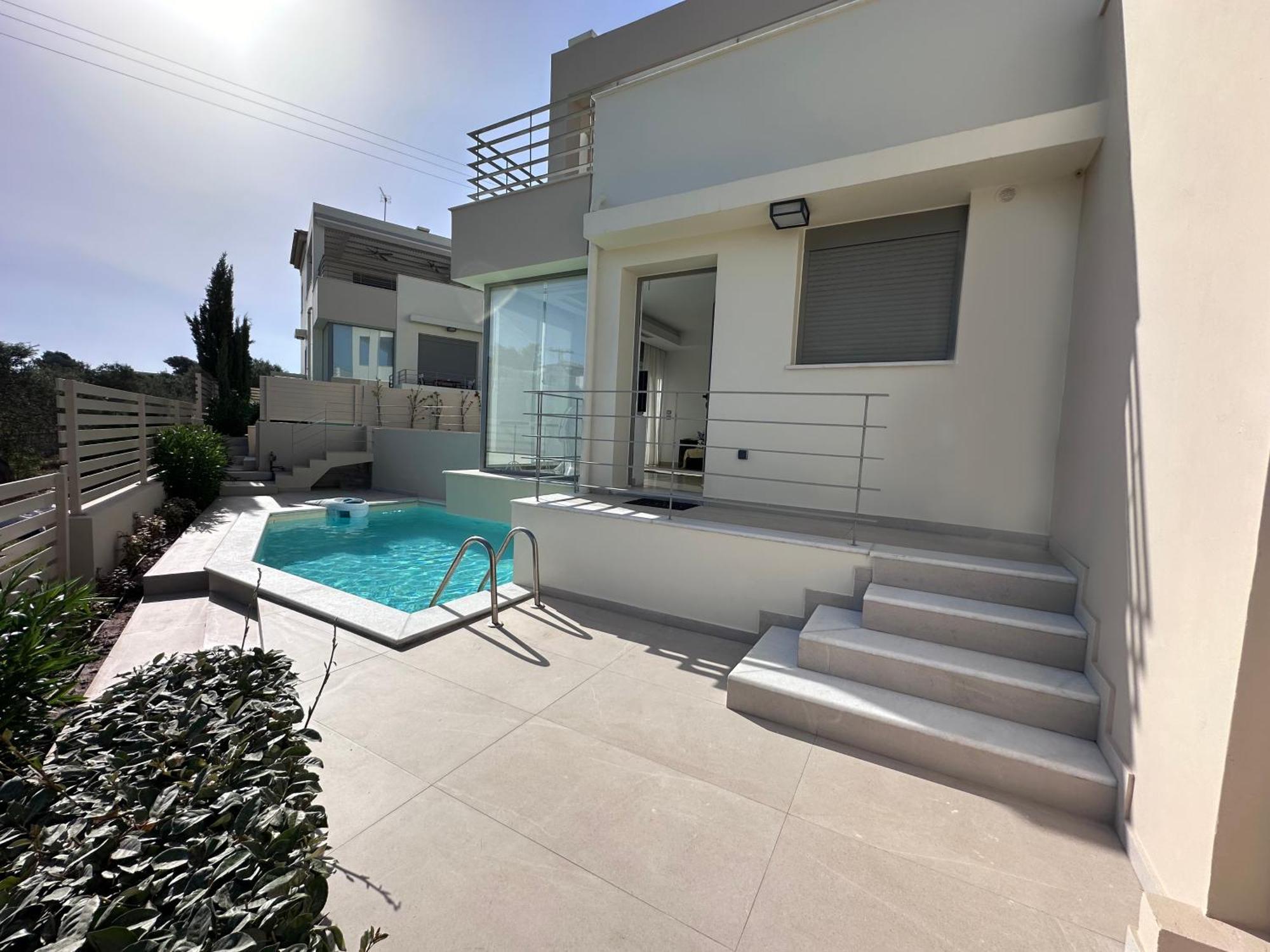شقة Rvg Rania House With Pool بورتو خيلي المظهر الخارجي الصورة